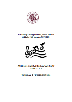 Y3  Y4 autumn concert programme 2025 on A4 v2
