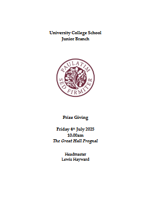Prize-Giving programme 2025